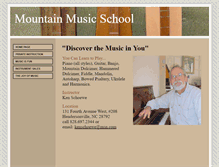 Tablet Screenshot of mountainmusicschool.com